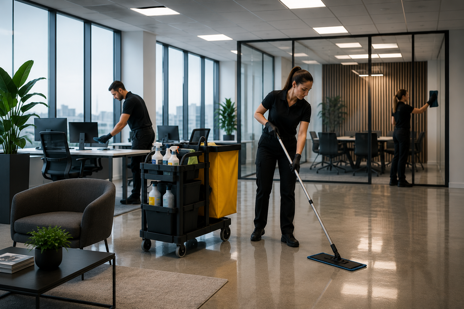 Professional commercial cleaning service