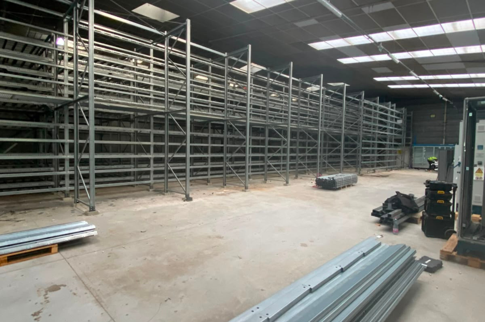 Industrial safety fencing and warehouse guarding