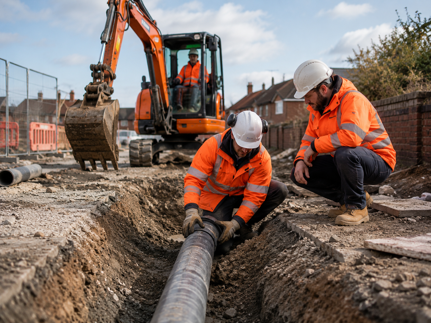 Drainage and demolition